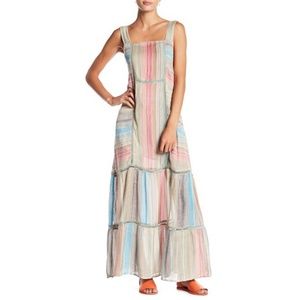 NWT. Free People Stripe Maxi Dress